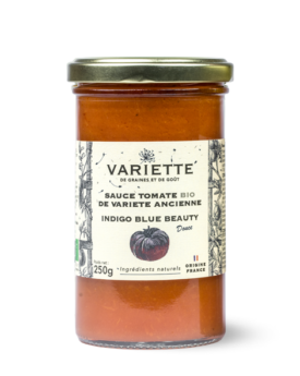 Sauce tomate BIO de variété ancienne Indigo blue beauty